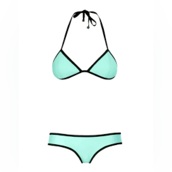 TRIANGL Miami Mint Neoprene Bikini Size Medium - Picture 1 of 3